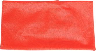 Dolce & Gabbana Orange Nylon Stretch Women Neck Warmer Scarf Elastane