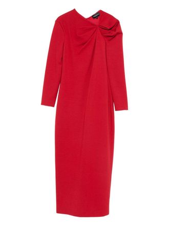 Emporio Armani Womens Dresses Red