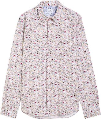 Paul Smith Patterned Tailored fit Stretch-cotton Shirt - Multicoloured 1 - XL