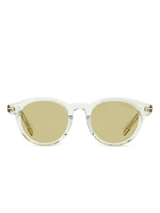 Tom Ford Eyewear Zonnebril met rond montuur - Beige