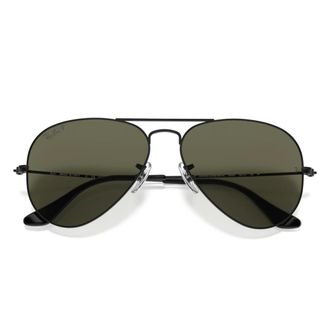 Ray-Ban Sunglasses, unisex, Black, Size: 58 MM Aviator Rb3025