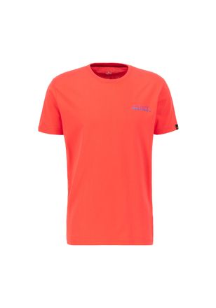 Alpha Industries T-Shirt ALPHA INDUSTRIES Holographic SL T-Shirt, Herren, Gr. XL, rot (radiant rot), Obermaterial: 100% Baumwolle, Shirts T-Shirt