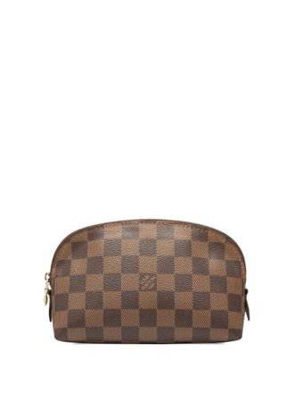 Louis Vuitton 2020 Damier Ebene Cosmetic pouch - women - Fabric - One Size - Brown