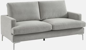 Sweeek Sof&aacute; En Tela Simple De 3 Plazas