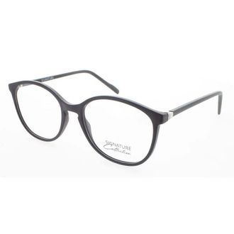 Signature Ladies Black Rectangular Eyeglass Frames S7008MattePlum51