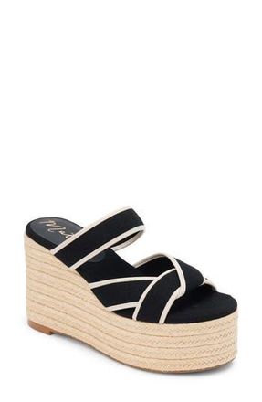 Matisse Footwear Palm Beach Platform Wedge Sandal in Black at Nordstrom Rack, Size 10