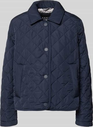 Max Mara Regular Fit Steppjacke mit Umlegekragen Modell GELO in Marine, Gr&ouml;&szlig;e 34