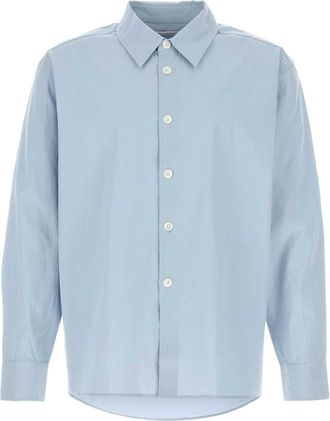 Our Legacy Light Blue Lyocell Blend Shirt