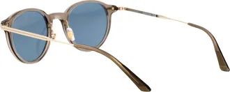 Montblanc Mens Mb0362s005 Logo-Embellished Sunglasses Brown Acetate Metal
