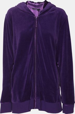Marina Rinaldi Marina Sport By Marina Rinaldi Purple Jersey Hoodie Jacket