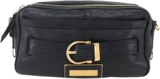 Burberry Pre-owned Cross Body Bags, female, Black, Size: ONE SIZE Pre-owned Vintage shoulder bag