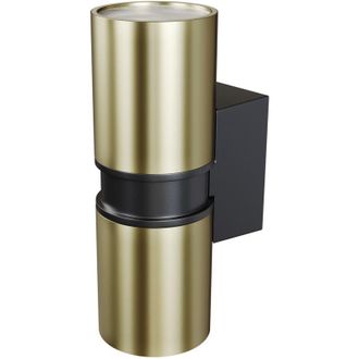 OEM L&aacute;mpara De Pared Exterior Maytoni Bowery De Lat&oacute;n Negro Gu10 50w