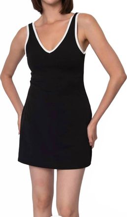RD Style Second Skin Active Sport Dress In Black