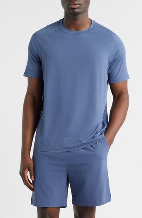 Zella Endurance Performance T-Shirt in Blue Vintage at Nordstrom, Size Xx-Large