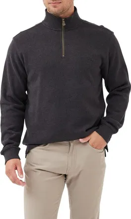 Rodd & Gunn Alton Ave Regular Fit Pullover Sweatshirt in Mud at Nordstrom, Size Xxx-Large