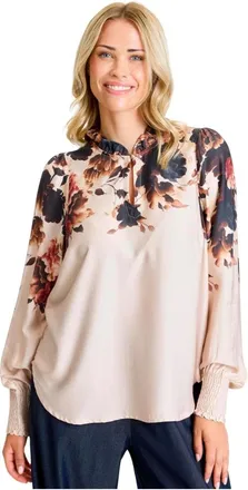 In Front IN Front, Overhemden, Dames, Beige, M, Freecia Blouse