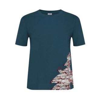 Max Mara Dames, Tops, Blauw, Maat: M Katoen