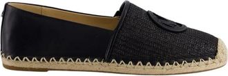 Michael Kors Kenzie Mixed-Media Espadrille - Dames - Espadrilles - Zwart - 37 EU - Nylon - Schoenen