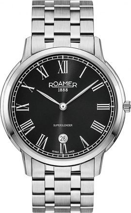 Roamer Superslender Horloge - Heren - Horloges - Zwart - ONE Size - Accessoires