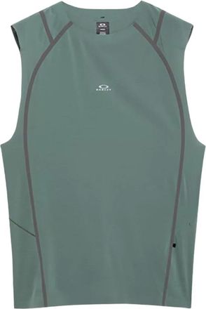 Oakley Sleeveless Training Tops, male, Green, Size: S Latitude Veil Tank Top