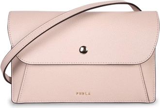 Furla Tassen, Dames, Beige, ONE Size, Leer, Lea XL Pouch