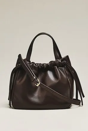 Maeve Cinched Faux Leather Crossbody Bag