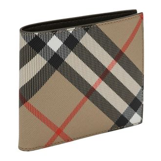 Burberry Wallets & Cardholders, male, Beige, Size: ONE SIZE Horizontal Wallet