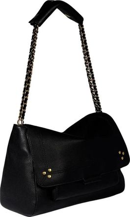 Jerome Dreyfuss Lulu M - Dames - Schoudertassen - Zwart - ONE Size - Leer - Tassen