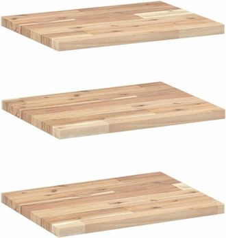 vidaXL Vidaxl - Floating Shelves 3 pcs 40x30x2 cm Untreated Solid Wood Acacia