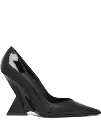 The Attico 105mm Cheope pumps - women - Polyurethane/Calf Leather/Calf Leather - 41 - Black