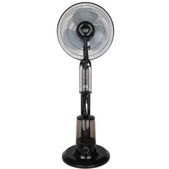Fabrilamp Fabrilamp - Ventilador De Pie Tromba Negro 3 Vel 80w Nebulizador Tanque De Agua 3l C/remoto Y Temporizador 120x45x40 Cm