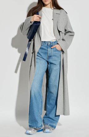 Anine Bing T-shirt With Logo, Womens, White