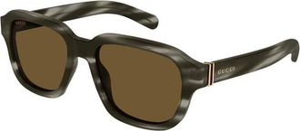 Gucci Brown Square Mens Sunglasses GG1508S 003 55