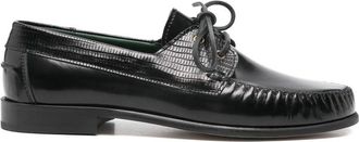 Vinny&rsquo;s Millo Two-tone Lace-up Boat Shoes