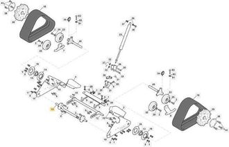 STIGA Sports Eje De Pista Fijado Snth760 Znb Original Stiga - 383000303/0