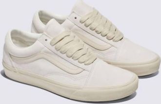Vans Mens Old Skool Oversized Lace Shoe In Marshmallow White