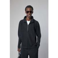 Homme Pliss&eacute; Issey Miyake Textured Ribbed Zip-Up