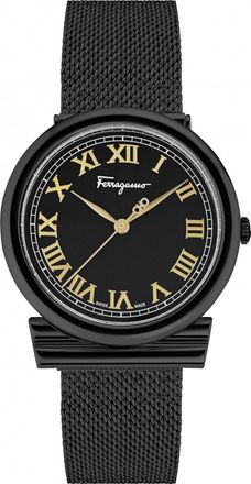 Ferragamo Womens SFUF00321 Ladies Gancino Watch - Black - One Size
