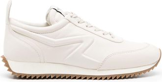 Rag & Bone Retro Runner leather sneakers - women - Rubber/Other fibres/Calf Leather/Calf Leather - 36.5 - Neutrals