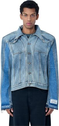 Gallery Dept. Panelled Denim Jacket - Heren - Spijkerjassen - Blauw - XL - Denim - Jassen