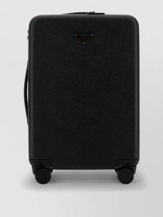 Prada polycarbonate trolley textured finish wheeled design