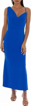 Bebe Airflow Cowl Neck Maxi Dress in Royal at Nordstrom Rack, Size X-Large