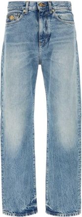 Versace Light Blue Straight Jeans