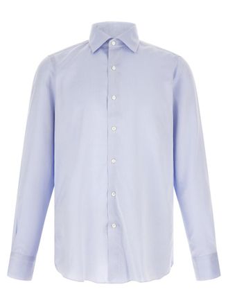 Finamore Light Blue Regular Shirt
