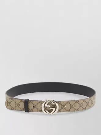 Gucci reversible gg supreme belt double face