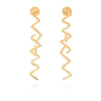Marni Messing Oorbellen - Dames - Oorbellen - Geel - ONE Size - Accessoires