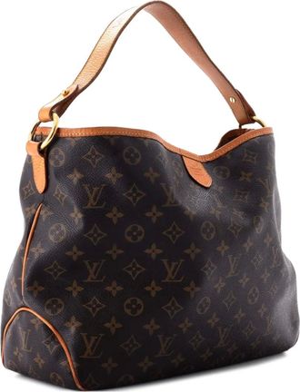 Louis Vuitton Delightful Handbag Monogram Canvas MM hobo bag - Marrone