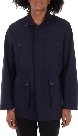 Emporio Armani Flap-Pocket Long-Sleeve Jacket, Brand Size 54 (US Size 44)