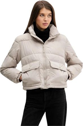 Vans MTE Aubrey Primaloft Puffer Jas - Dames - Winterjassen - Beige - L - Jassen