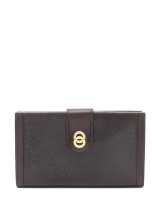 Bulgari 2010s Doppio Tondo bi-fold leather wallet - unisex - Leather - One Size - Brown